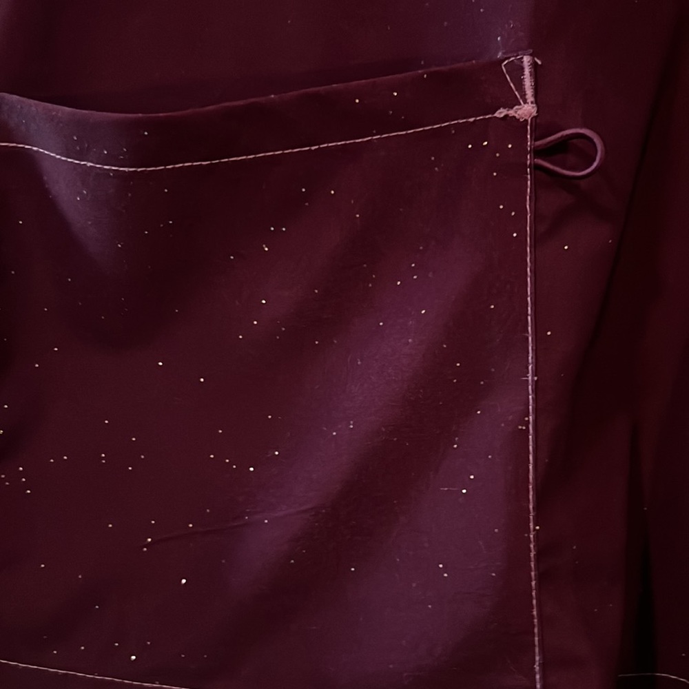Ombré Pink Sparkly Scrub Top - Picture 7 of 8